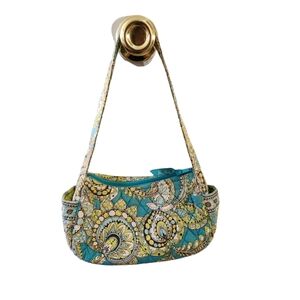 Vera Bradley Blue and Green Floral Peacock handbag